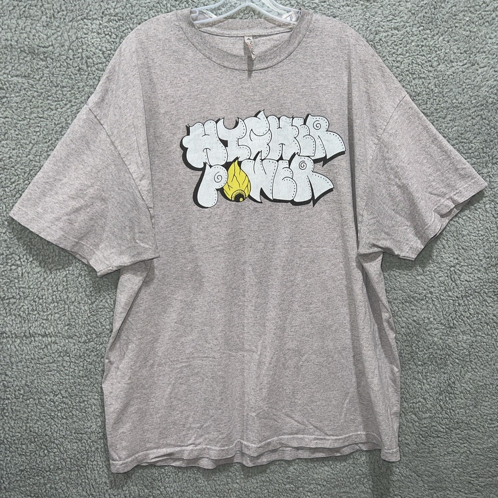 VTG Higher Power Band T Shirt XL Military Gun Modern Color Anxious Turnstile Tee